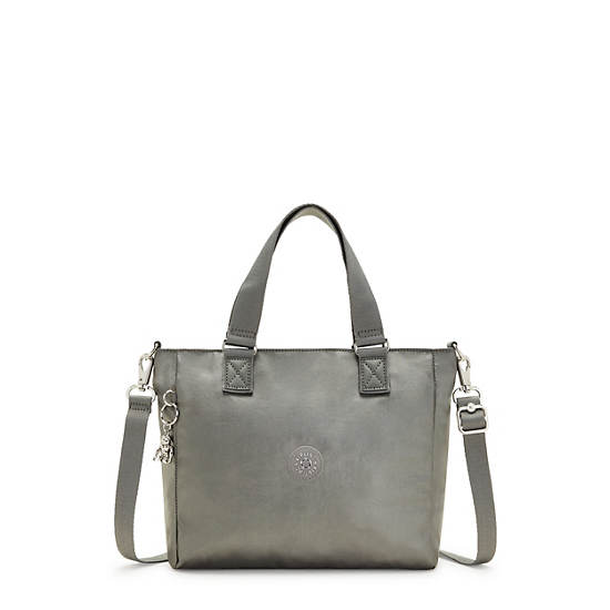 Sacs Fourre Tout Kipling Venla Metallic Grise |HQCQ-00685829