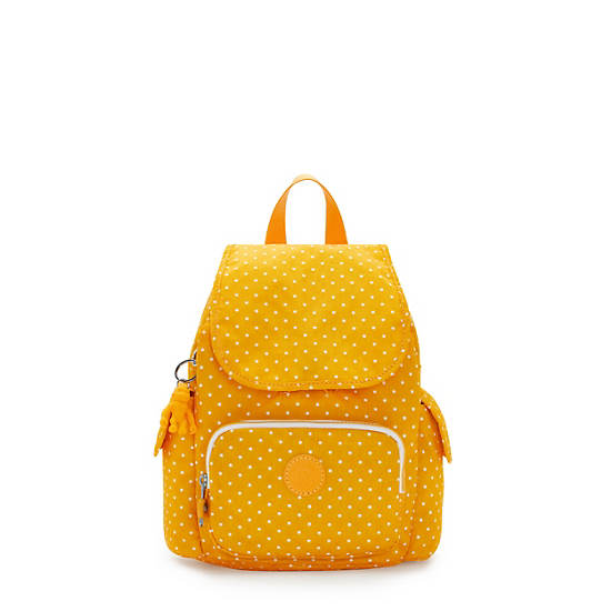 Sacs à Dos Kipling City Pack Mini Printed Jaune |LDDZ-52046896