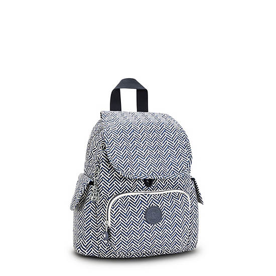 Sacs à Dos Kipling City Pack Mini Printed Blanche |HYFN-69755163