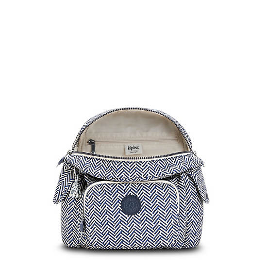 Sacs à Dos Kipling City Pack Mini Printed Blanche |HYFN-69755163