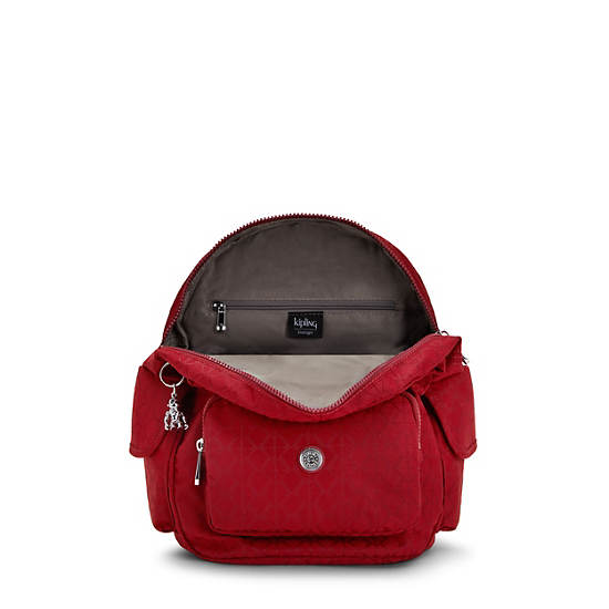 Sacs à Dos Kipling City Pack Small Classiche Rouge |HENV-10357071