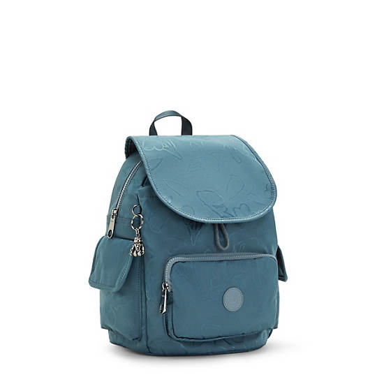 Sacs à Dos Kipling City Pack Small Classiche Printed Bleu Marine Grise |VGTW-92123610