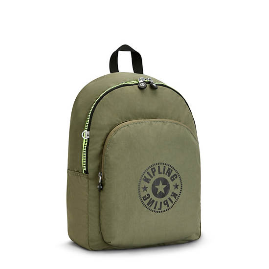 Sacs à Dos Kipling Curtis Medium Vert Olive |QBUN-80114758