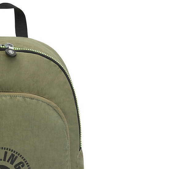 Sacs à Dos Kipling Curtis Medium Vert Olive |QBUN-80114758