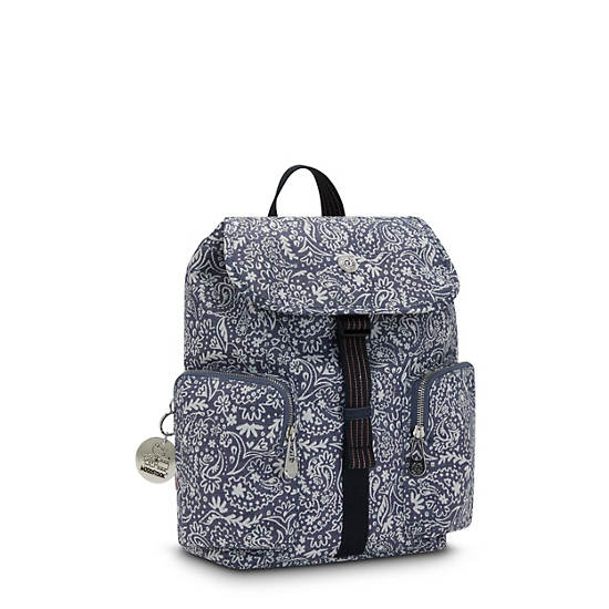 Sacs à Dos Kipling Anto Woodstock Blanche Bleu |TVZC-38180054