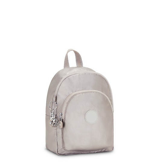 Sacs à Dos Kipling Curtis Compact Metallic Convertible Beige |ROSO-56417291