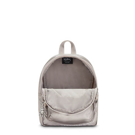 Sacs à Dos Kipling Curtis Compact Metallic Convertible Beige |ROSO-56417291