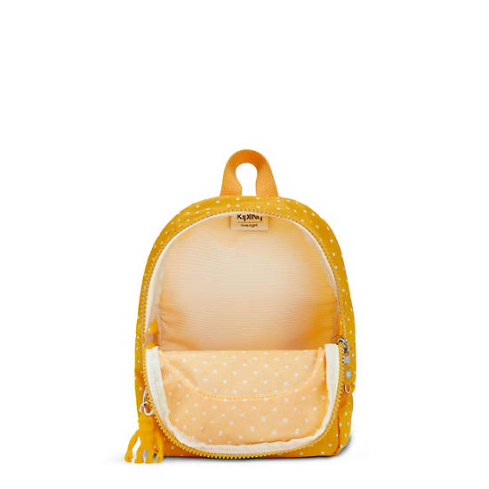 Sacs à Dos Kipling Curtis Compact Printed Convertible Jaune |IUQR-20894852