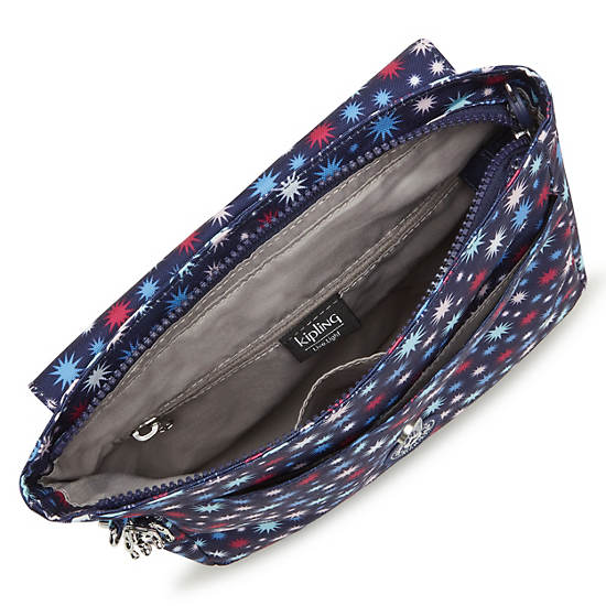 Sacs à Dos Kipling Dannie Printed Small Bleu |TEQJ-21747355