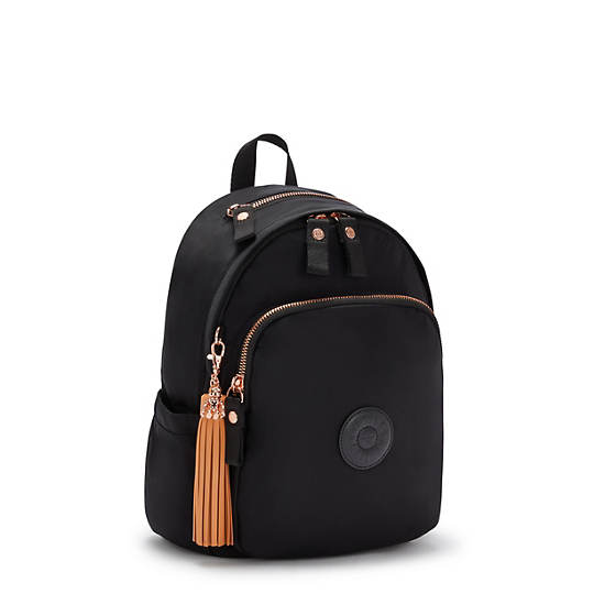 Sacs à Dos Kipling Delia Classiche Noir Rose |GJNX-42799211