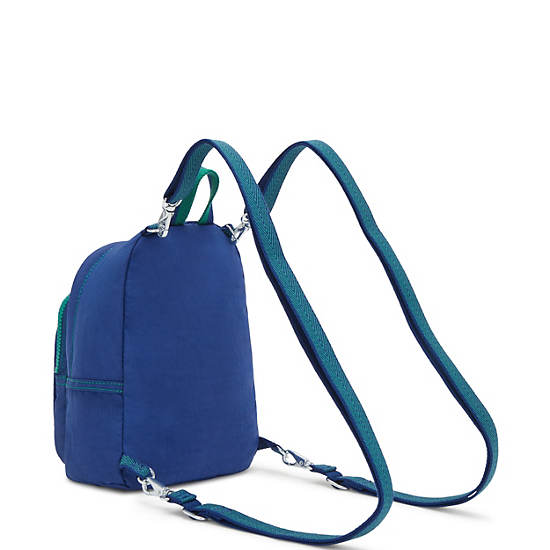 Sacs à Dos Kipling Delia Compact Convertible Bleu |MIFR-23770206