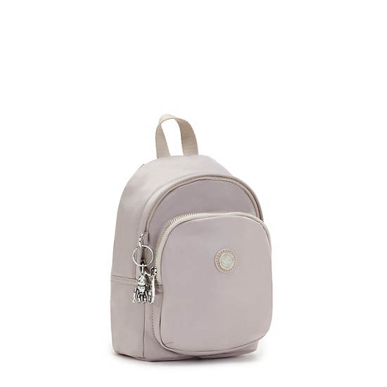 Sacs à Dos Kipling Delia Compact Metallic Convertible Blanche |FZOY-90165285