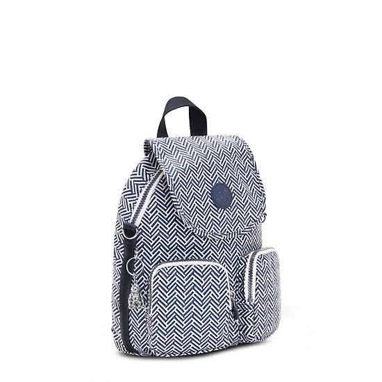 Sacs à Dos Kipling Firefly Up Printed Convertible Grise |UNTU-28400081