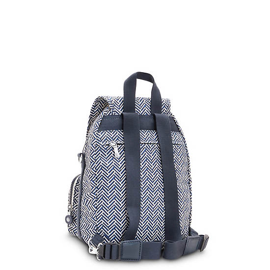 Sacs à Dos Kipling Firefly Up Printed Convertible Grise |UNTU-28400081