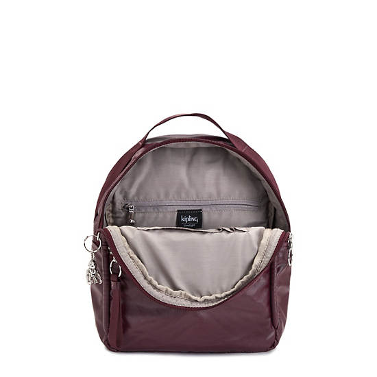 Sacs à Dos Kipling Kae Classiche Metallic Bordeaux |FODT-31014438