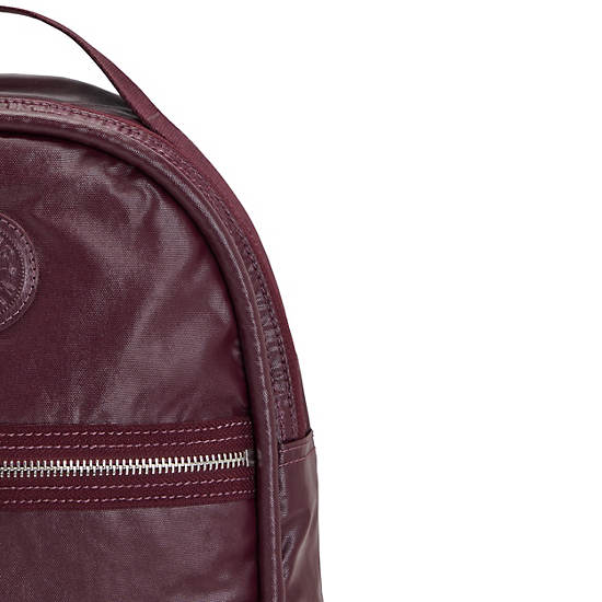 Sacs à Dos Kipling Kae Classiche Metallic Bordeaux |FODT-31014438