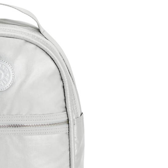 Sacs à Dos Kipling Kae Classiche Metallic Argent |KSPK-83082667