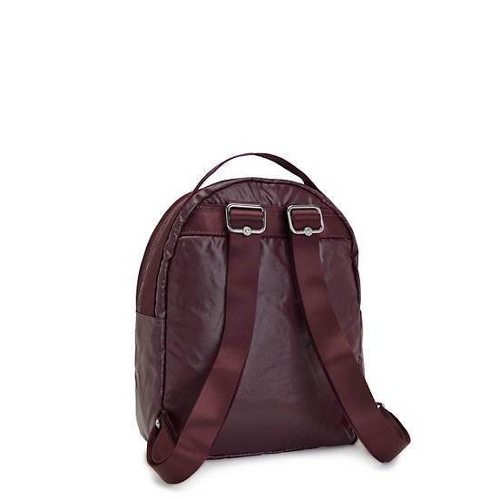 Sacs à Dos Kipling Kae Metallic Bordeaux |BOVL-44504205