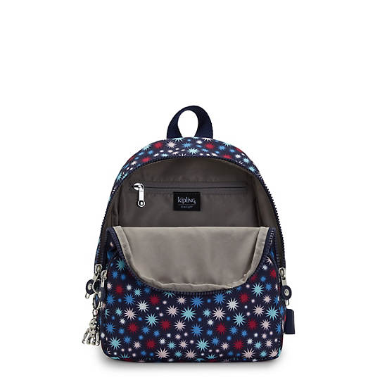 Sacs à Dos Kipling Paola Small Printed Bleu |RJAG-14320683