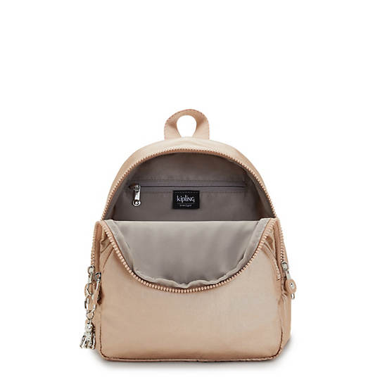 Sacs à Dos Kipling Paola Small Metallic Doré |AASA-56516296