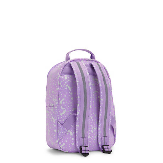 Sacs à Dos Kipling Seoul Small Printed Tablet Violette |UJCK-59192191