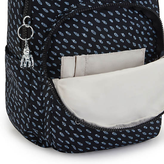 Sacs à Dos Kipling Seoul Small Printed Tablet Noir |ZQMO-48872287