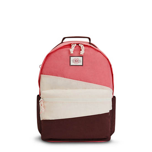 Sac Ordinateur Portable Kipling Damien Large Backpack Rose |UTML-98170039