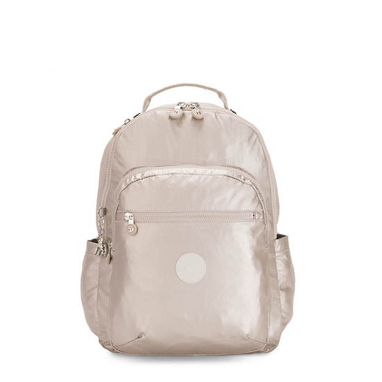 Sac Ordinateur Portable Kipling Seoul Large Metallic 15