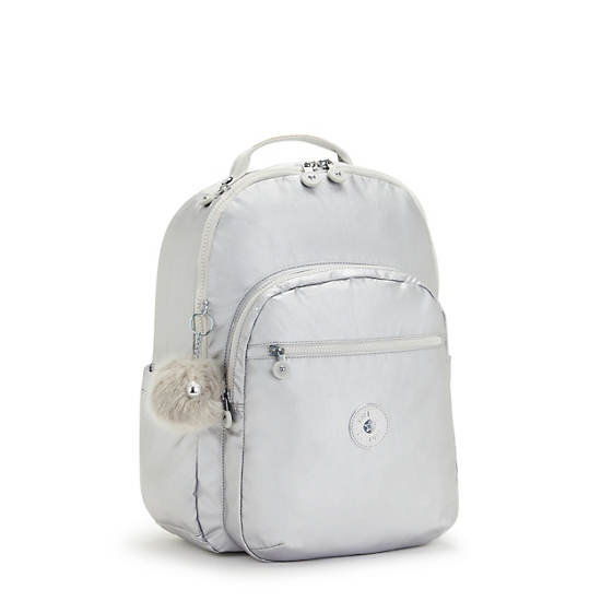 Sac Ordinateur Portable Kipling Seoul Large Metallic 15