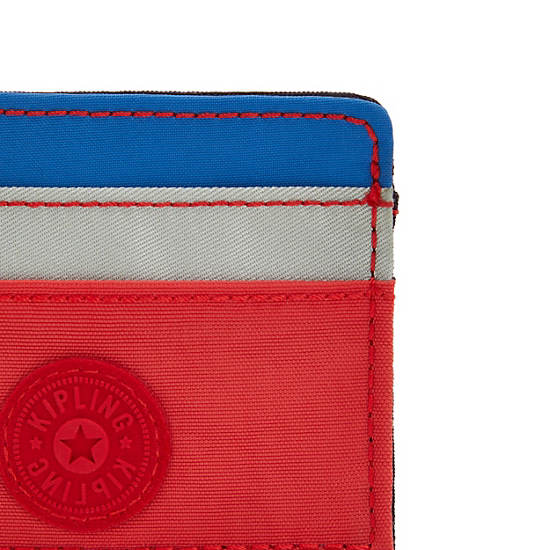 Porte-Cartes Kipling Cardy Bleu Rouge |PEZH-96601682