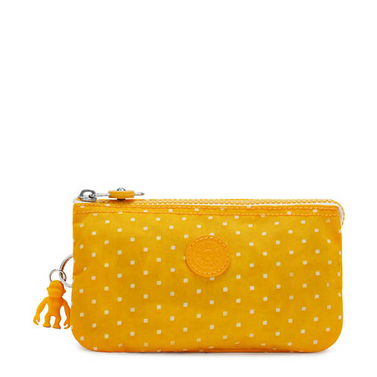 Pochettes Kipling Creativity Large Printed Jaune |BIUO-15755014