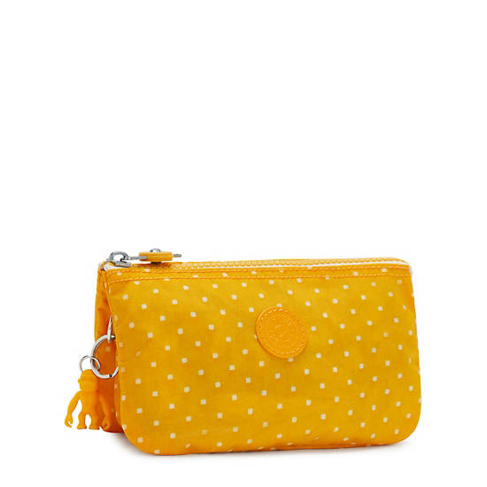 Pochettes Kipling Creativity Large Printed Jaune |BIUO-15755014