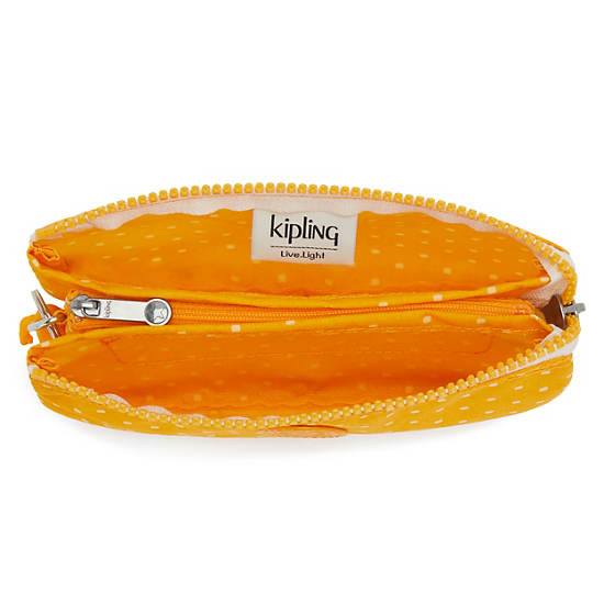 Pochettes Kipling Creativity Large Printed Jaune |BIUO-15755014