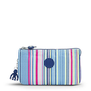 Pochettes Kipling Creativity Large Printed Bleu Blanche |PCTJ-42897788