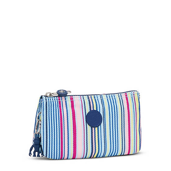 Pochettes Kipling Creativity Large Printed Bleu Blanche |PCTJ-42897788