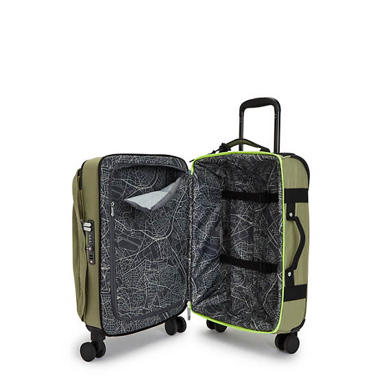 Valises Kipling Spontaneous Small Rolling Vert Olive |BMZW-88602923