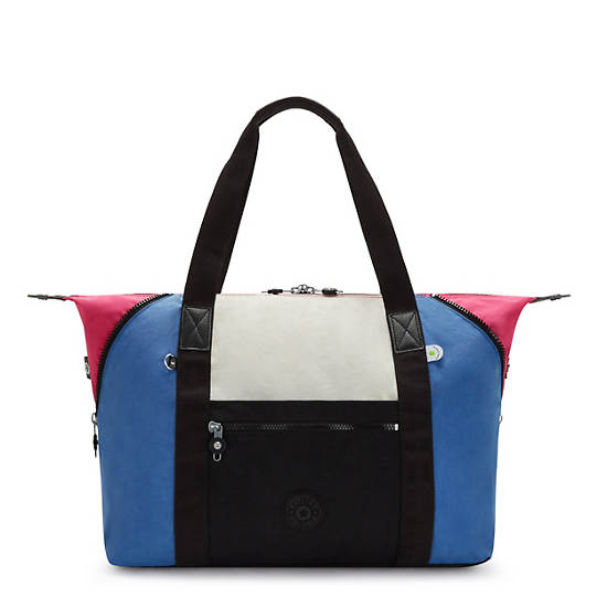 Sacs Fourre Tout Kipling Art Medium Bleu Rose |RQNY-86630192