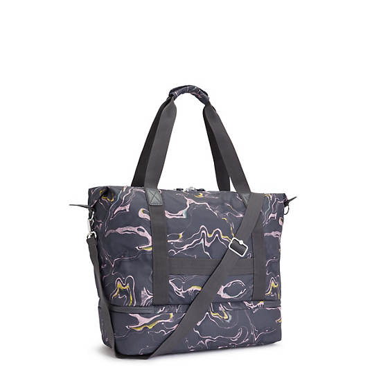 Sacs Fourre Tout Kipling Art M Weekender Printed Grise |IJXK-92747376