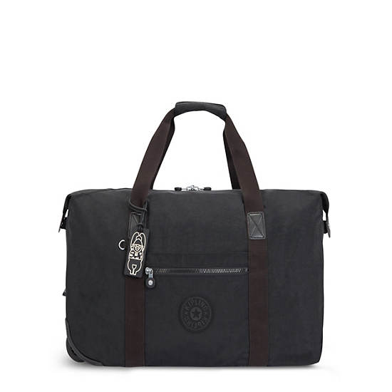 Sacs Fourre Tout Kipling Art on Wheels Rolling Noir |TXGK-37767200