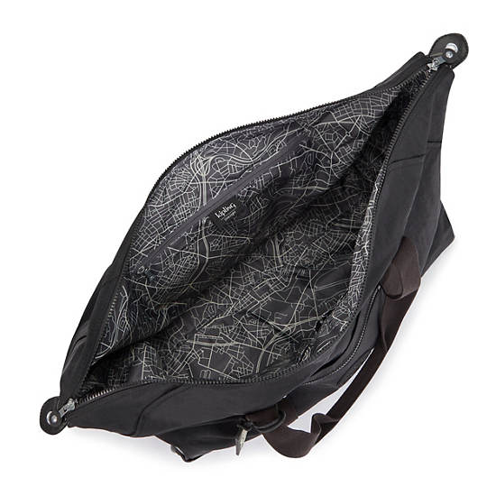 Sacs Fourre Tout Kipling Art on Wheels Rolling Noir |TXGK-37767200