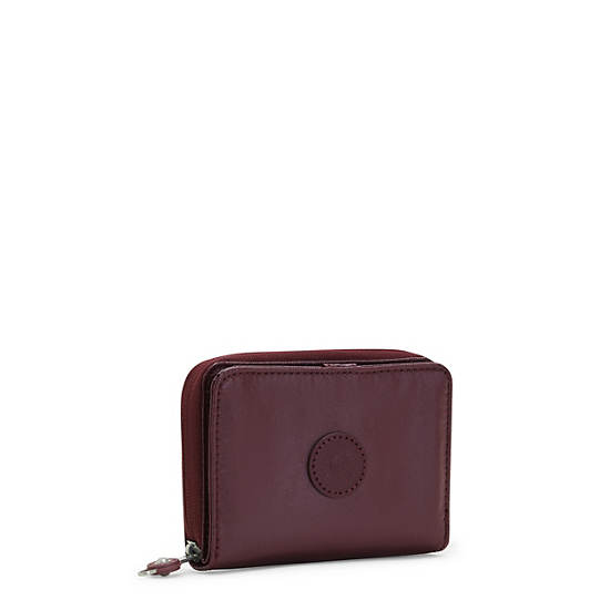 Portefeuilles Kipling Money Love Metallic Small Bordeaux |DXVS-87495202