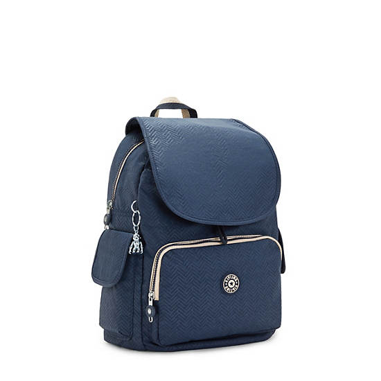 Sacs à Dos Kipling City Pack Medium Printed Bleu |GTFN-42854055