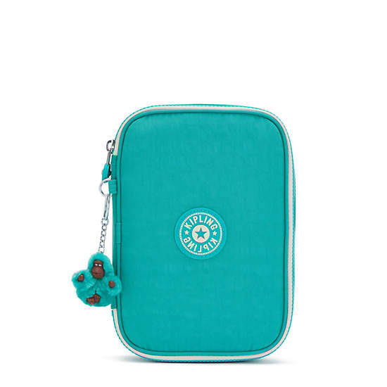 Sacs Kipling 100 Pens Mode Case Turquoise |SJJT-77376807