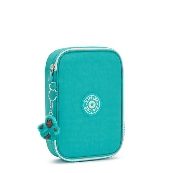 Sacs Kipling 100 Pens Mode Case Turquoise |SJJT-77376807