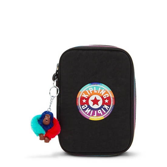 Sacs Kipling 100 Pens Case Noir Multicolore |FLKV-25434185