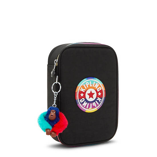 Sacs Kipling 100 Pens Case Noir Multicolore |FLKV-25434185