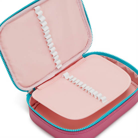 Sacs Kipling 100 Pens Metallic Case Rose |YAZK-17674657