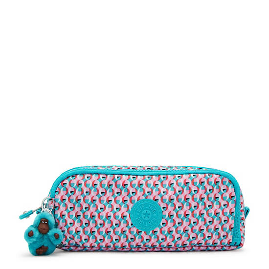 Sacs Kipling Gitroy Classiche Printed Pencil Case Rose |QGVV-36584196