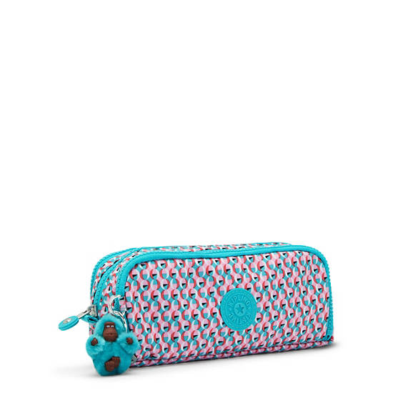 Sacs Kipling Gitroy Classiche Printed Pencil Case Rose |QGVV-36584196