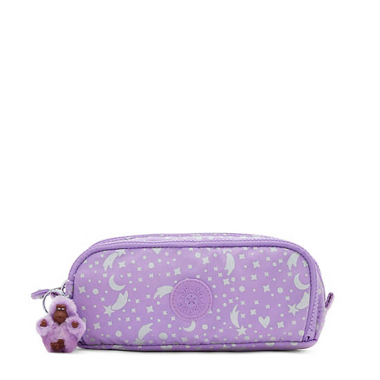 Sacs Kipling Gitroy Printed Pencil Case Violette |TUQQ-55283912